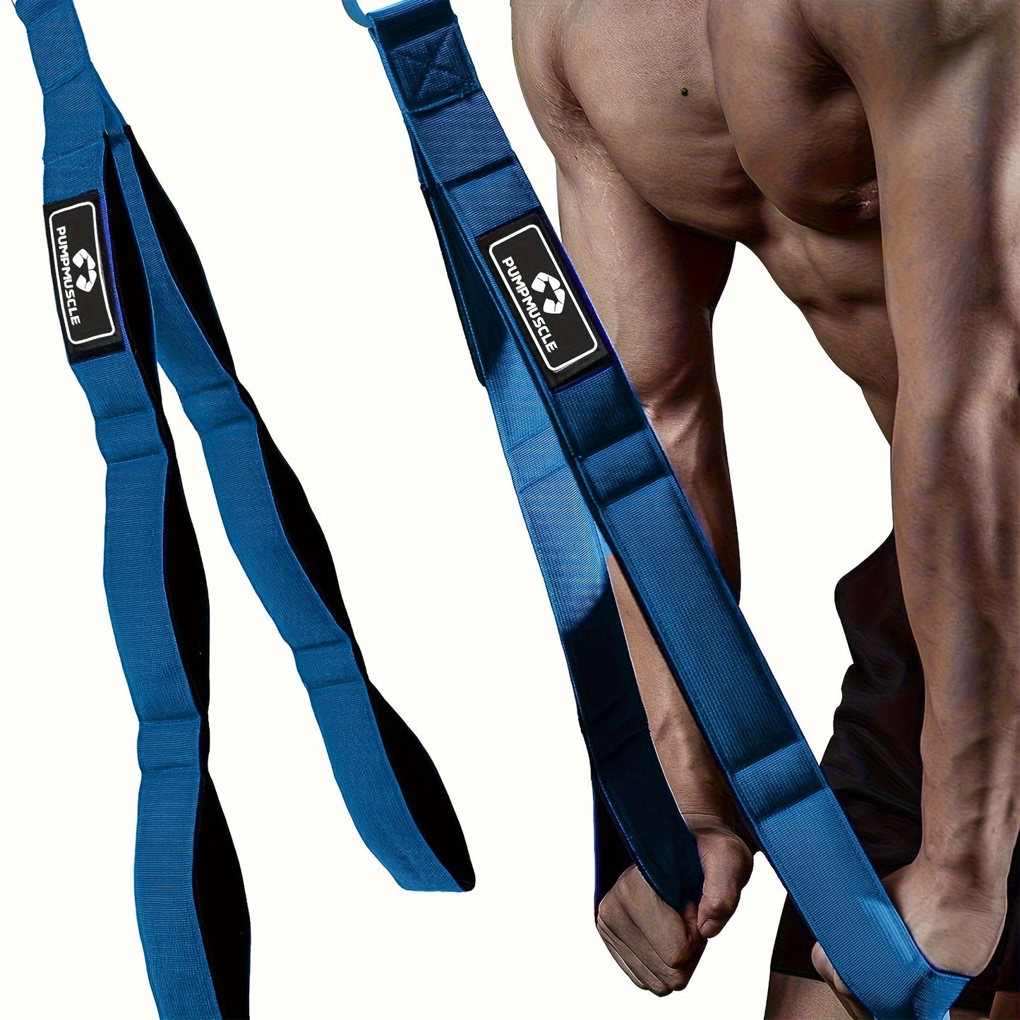 PUMPMUSCLE Tricep Rope Cable Attachment Handles, Greater Range of Motion, Tricep Pull Down Rope for Push Downs, Crunches, Facepulls for Professional Gym