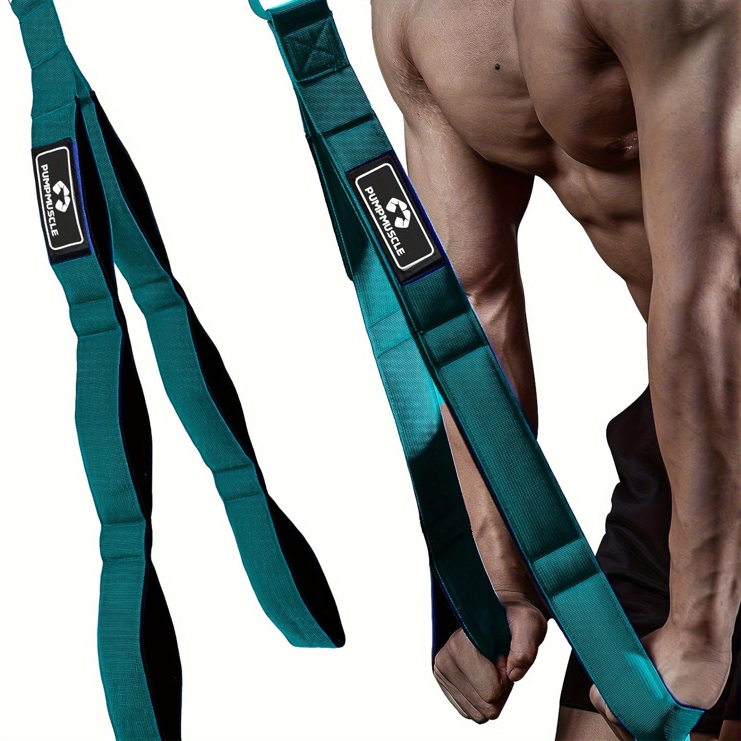 PUMPMUSCLE Tricep Rope Cable Attachment Handles, Greater Range of Motion, Tricep Pull Down Rope for Push Downs, Crunches, Facepulls for Professional Gym
